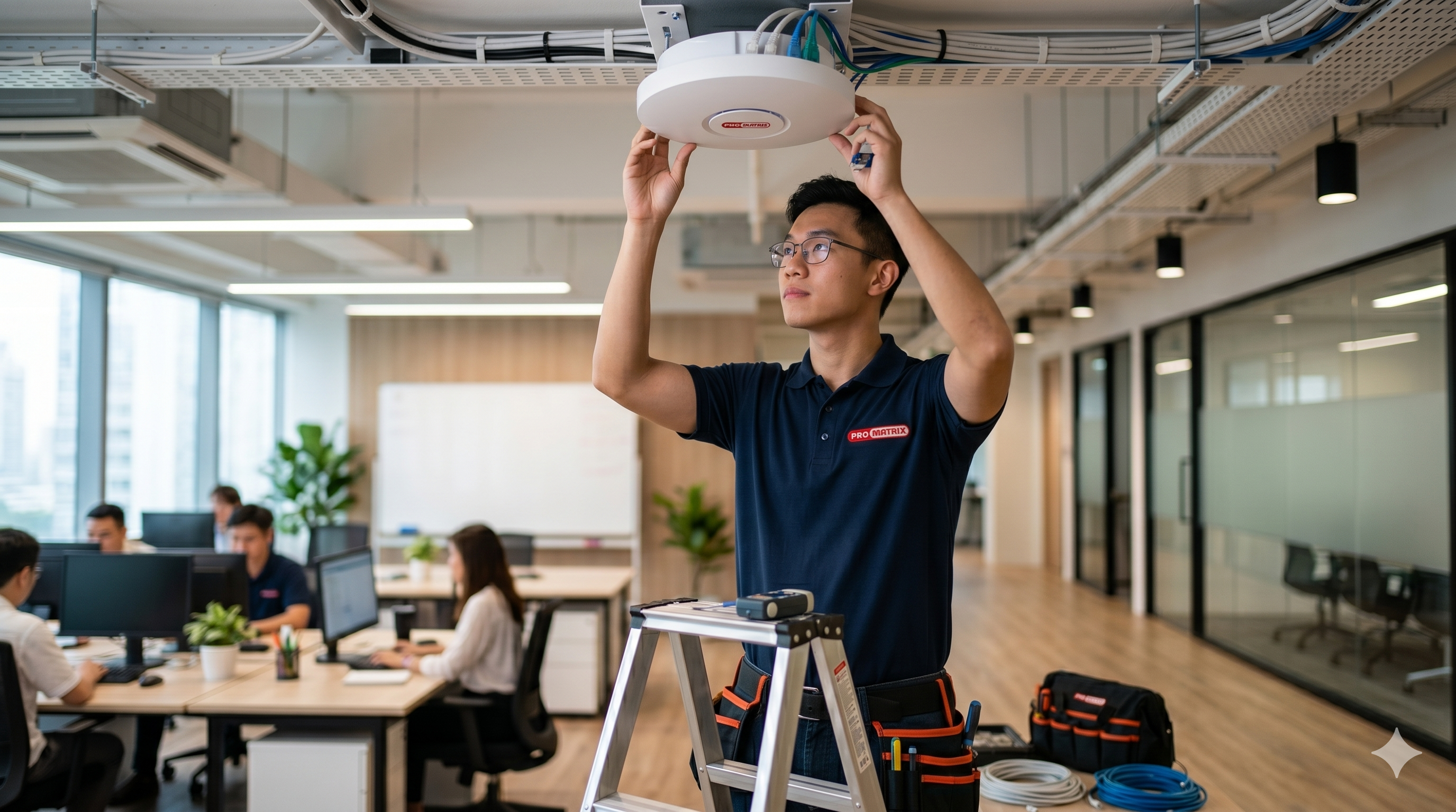 WiFi Access point and UPS configuration